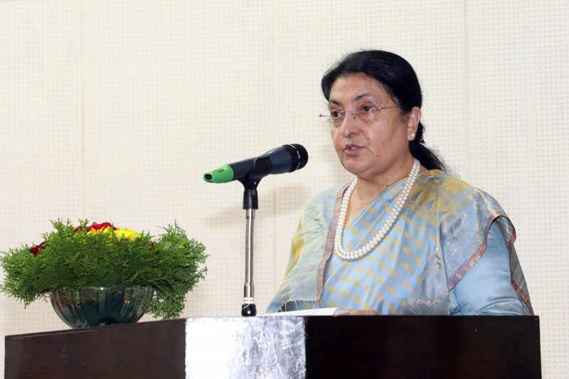 पूर्वराष्ट्रपति भण्डारी भन्छिन्- मुलुकको राजनीतिक परिवर्तनमा महिलाको योगदान महत्वपूर्ण छ